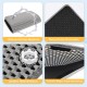 Phantasy Cat Litter Tray Mat 60 x 90 cm, Grey Cat Litter Mat, Honeycomb Design Mat, Waterproof Double Layer Design, Honeycomb Mat, Cat Litter Tray Mat Phantasy Cat Litter Tray Mat 60 x 90 cm, Grey Cat Litter Mat, Honeycomb Design Mat, Waterproof Double Layer Design, Honeycomb Mat, Cat Litter Tray Mat