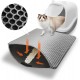 Phantasy Cat Litter Tray Mat 60 x 90 cm, Grey Cat Litter Mat, Honeycomb Design Mat, Waterproof Double Layer Design, Honeycomb Mat, Cat Litter Tray Mat Phantasy Cat Litter Tray Mat 60 x 90 cm, Grey Cat Litter Mat, Honeycomb Design Mat, Waterproof Double Layer Design, Honeycomb Mat, Cat Litter Tray Mat