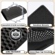 Phantasy Cat Litter Tray Mat 60 x 90 cm, Grey Cat Litter Mat, Honeycomb Design Mat, Waterproof Double Layer Design, Honeycomb Mat, Cat Litter Tray Mat Phantasy Cat Litter Tray Mat 60 x 90 cm, Grey Cat Litter Mat, Honeycomb Design Mat, Waterproof Double Layer Design, Honeycomb Mat, Cat Litter Tray Mat