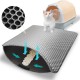 Phantasy Cat Litter Tray Mat 60 x 90 cm, Grey Cat Litter Mat, Honeycomb Design Mat, Waterproof Double Layer Design, Honeycomb Mat, Cat Litter Tray Mat Phantasy Cat Litter Tray Mat 60 x 90 cm, Grey Cat Litter Mat, Honeycomb Design Mat, Waterproof Double Layer Design, Honeycomb Mat, Cat Litter Tray Mat
