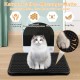 Phantasy Cat Litter Tray Mat 60 x 90 cm, Grey Cat Litter Mat, Honeycomb Design Mat, Waterproof Double Layer Design, Honeycomb Mat, Cat Litter Tray Mat Phantasy Cat Litter Tray Mat 60 x 90 cm, Grey Cat Litter Mat, Honeycomb Design Mat, Waterproof Double Layer Design, Honeycomb Mat, Cat Litter Tray Mat