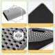 Phantasy Cat Litter Tray Mat 60 x 90 cm, Grey Cat Litter Mat, Honeycomb Design Mat, Waterproof Double Layer Design, Honeycomb Mat, Cat Litter Tray Mat Phantasy Cat Litter Tray Mat 60 x 90 cm, Grey Cat Litter Mat, Honeycomb Design Mat, Waterproof Double Layer Design, Honeycomb Mat, Cat Litter Tray Mat