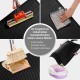 Pieviev Cat Litter Tray Mat 61 x 38 cm Honeycomb Design Cat Litter Tray Mat Waterproof Double Layer Design Honeycomb Mat (Black)., l
