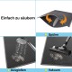 Pieviev Cat Litter Tray Mat 61 x 38 cm Honeycomb Design Cat Litter Tray Mat Waterproof Double Layer Design Honeycomb Mat (Black)., l