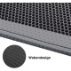Pieviev Cat Litter Tray Mat 61 x 38 cm Honeycomb Design Cat Litter Tray Mat Waterproof Double Layer Design Honeycomb Mat (Black)., l