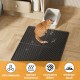 Pieviev Cat Litter Tray Mat, 61 x 43 cm Cat Litter Mat in Front of Cat Litter, Waterproof Cat Litter Tray Mat for Catching Cat Litter, Lightweight EVA Cat Mat in Grey
