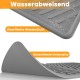 Pieviev Cat Litter Tray Mat, 61 x 43 cm Cat Litter Mat in Front of Cat Litter, Waterproof Cat Litter Tray Mat for Catching Cat Litter, Lightweight EVA Cat Mat in Grey