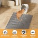 Pieviev Cat Litter Tray Mat, 61 x 43 cm Cat Litter Mat in Front of Cat Litter, Waterproof Cat Litter Tray Mat for Catching Cat Litter, Lightweight EVA Cat Mat in Grey