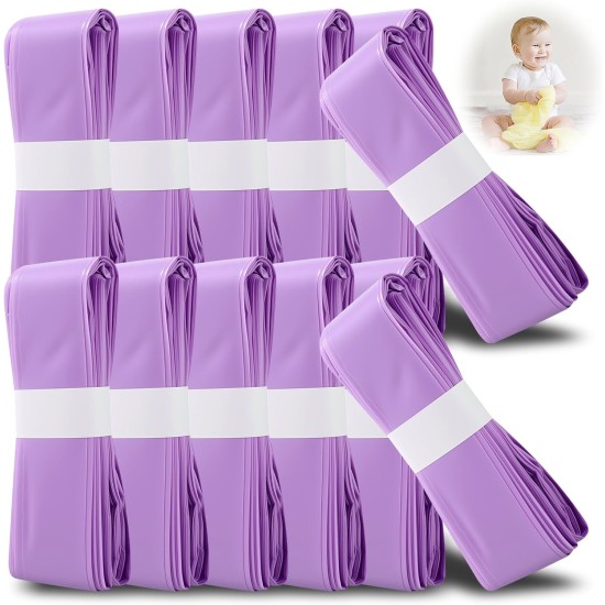 Purple Refill Bags for Cat Litter Pack of 12 Compatible Litter Locker Refill Cassette 4.5 m Refill Cassettes Nappy Bin for Cat Litter and Nappy Bin