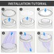 Purple Refill Bags for Cat Litter Pack of 12 Compatible Litter Locker Refill Cassette 4.5 m Refill Cassettes Nappy Bin for Cat Litter and Nappy Bin