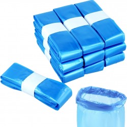 QWORK® Pack of 10 Nappy Bin Refills, 4.5 m Long Nappy Bin Bags, Nappy Bags for Nappy Bins and Cat Litter Buckets, Compatible with Genie, Angelcare QWORK® Pack of 10 Nappy Bin Refills, 4.5 m Long Nappy Bin Bags, Nappy Bags for Nappy Bins and Cat Litter Buckets, Compatible with Genie, Angelcare