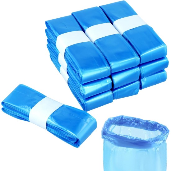 QWORK® Pack of 10 Nappy Bin Refills, 4.5 m Long Nappy Bin Bags, Nappy Bags for Nappy Bins and Cat Litter Buckets, Compatible with Genie, Angelcare QWORK® Pack of 10 Nappy Bin Refills, 4.5 m Long Nappy Bin Bags, Nappy Bags for Nappy Bins and Cat Litter Buckets, Compatible with Genie, Angelcare