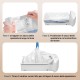 RNRN Bin Liners for Self-Cleaning Cat Litter Trays, 3 Rolls, 45 Pieces, 70 x 32 cm, Cat Litter Box Bags with Drawstrings, Durable, Degradable, Impermeable, Tear-Resistant RNRN Bin Liners for Self-Cleaning Cat Litter Trays, 3 Rolls, 45 Pieces, 70 x 32 cm, Cat Litter Box Bags with Drawstrings, Durable, Degradable, Impermeable, Tear-Resistant