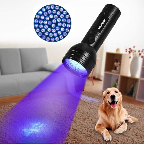Raguso UV Black Light Torch Pet Urine Detector Light Portable Dog Cat Urine Detector for Finding Dry Stains on Pets, Carpets or Floor Beds Raguso UV Black Light Torch Pet Urine Detector Light Portable Dog Cat Urine Detector for Finding Dry Stains on Pets, Carpets or Floor Beds