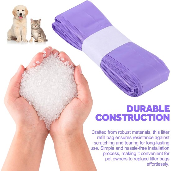 Refill Bags for Cat Litter, 6.5 m Refill Bags for Litter Loose, Pack of 10 Refill Containers for Cat Litter Compatible with Litter Loose Refill Cassette (without Cartridge) Refill Bags for Cat Litter, 6.5 m Refill Bags for Litter Loose, Pack of 10 Refill Containers for Cat Litter Compatible with Litter Loose Refill Cassette (without Cartridge)