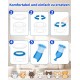 Refill Bags for Cat Litter, Pack of 12 Refill Film, Cat Bucket for Litter Locker Refill Cassettes, Nappy Bin Refill Container for Litter Locker LittyCat Litter Genie
