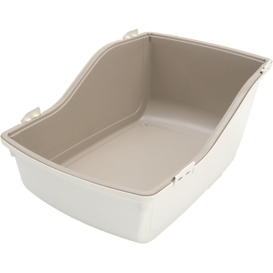 Rosewood Ariel Front Opening Hooded Cat Corner Litter Tray, X-Large, Mocha Rosewood Ariel Front Opening Hooded Cat Corner Litter Tray, X-Large, Mocha