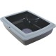 Rosewood Romeo Plastic Cat Litter Tray with Hood, Covered Cat Litter Tray, Carbon Filter for Odour Control, Easy Cleaning, Light Blue/White Rosewood Romeo Plastic Cat Litter Tray with Hood, Covered Cat Litter Tray, Carbon Filter for Odour Control, Easy Cleaning, Light Blue/White