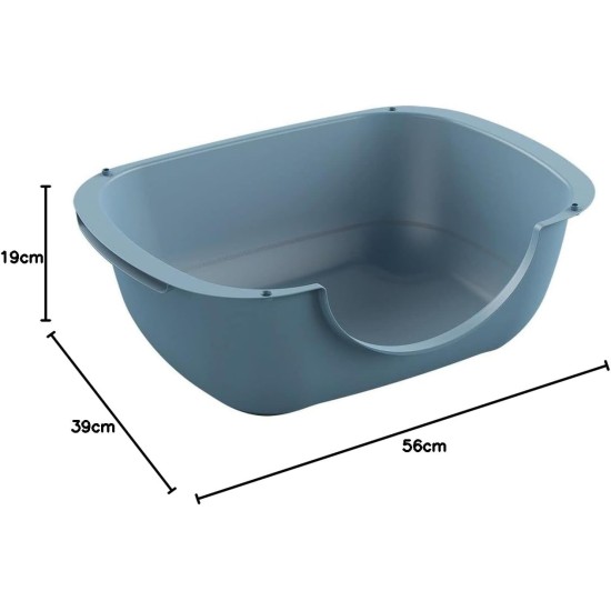 Rotho Bella 7610859203694 Cat Litter Box, Grey, 74 g Rotho Bella 7610859203694 Cat Litter Box, Grey, 74 g