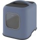 Rotho MyPet Biala Cat Litter Tray with Hood and Scoop, Plastic (PP Recycled), Cappuccino/Anthracite, (51.0 x 39.5 x 44.3 cm) Rotho MyPet Biala Cat Litter Tray with Hood and Scoop, Plastic (PP Recycled), Cappuccino/Anthracite, (51.0 x 39.5 x 44.3 cm)