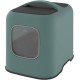 Rotho MyPet Biala Cat Litter Tray with Hood and Scoop, Plastic (PP Recycled), Cappuccino/Anthracite, (51.0 x 39.5 x 44.3 cm) Rotho MyPet Biala Cat Litter Tray with Hood and Scoop, Plastic (PP Recycled), Cappuccino/Anthracite, (51.0 x 39.5 x 44.3 cm)