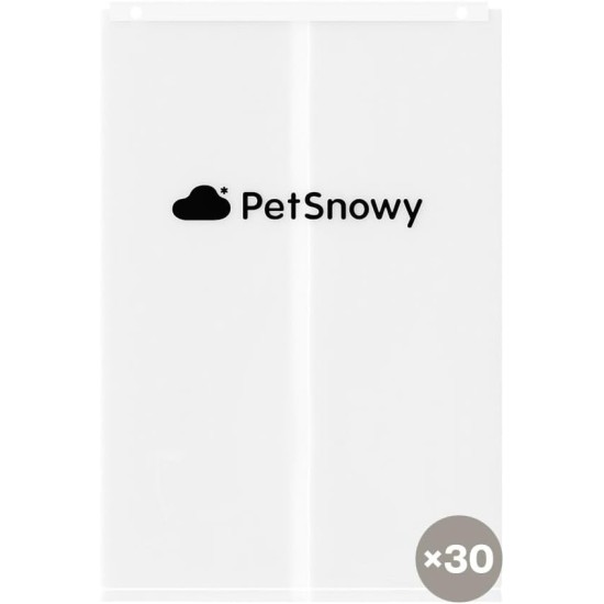 SNOW+ Cat Litter Tray Liners Self Sealing Trash Bags for Automatic Cat Litter Box 30 Pieces SNOW+ Cat Litter Tray Liners Self Sealing Trash Bags for Automatic Cat Litter Box 30 Pieces
