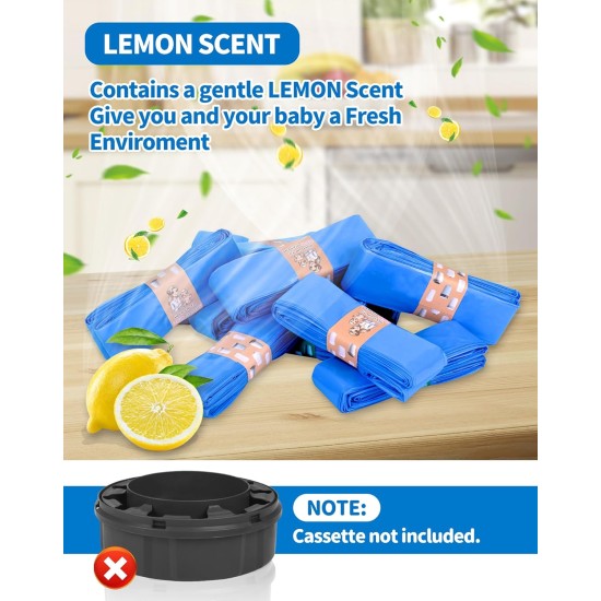 SOSALUK Pack of 12 Refill Cassettes Nappy Bin Refill Film Compatible with All Nappy Bins Cat Litter Disposal Buckets Odour-Proof Refill Bags for TwistClick LitterLocker LittyCat Spross SOSALUK Pack of 12 Refill Cassettes Nappy Bin Refill Film Compatible with All Nappy Bins Cat Litter Disposal Buckets Odour-Proof Refill Bags for TwistClick LitterLocker LittyCat Spross