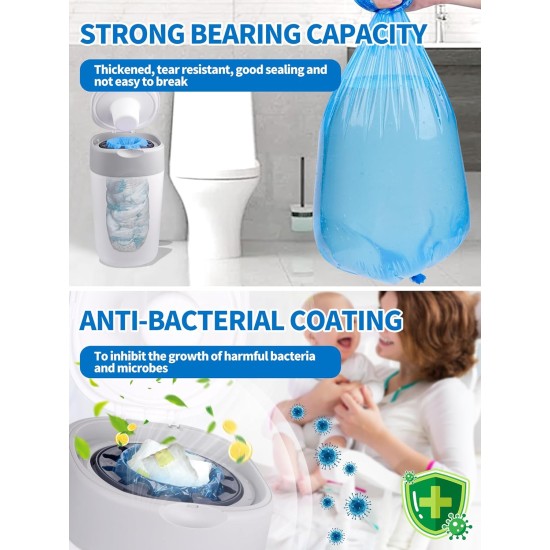 SOSALUK Pack of 12 Refill Cassettes Nappy Bin Refill Film Compatible with All Nappy Bins Cat Litter Disposal Buckets Odour-Proof Refill Bags for TwistClick LitterLocker LittyCat Spross SOSALUK Pack of 12 Refill Cassettes Nappy Bin Refill Film Compatible with All Nappy Bins Cat Litter Disposal Buckets Odour-Proof Refill Bags for TwistClick LitterLocker LittyCat Spross