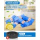 SOSALUK Pack of 12 Refill Cassettes Nappy Bin Refill Film Compatible with All Nappy Bins Cat Litter Disposal Buckets Odour-Proof Refill Bags for LitterLocker LittyCat Spross TwistClick SOSALUK Pack of 12 Refill Cassettes Nappy Bin Refill Film Compatible with All Nappy Bins Cat Litter Disposal Buckets Odour-Proof Refill Bags for LitterLocker LittyCat Spross TwistClick