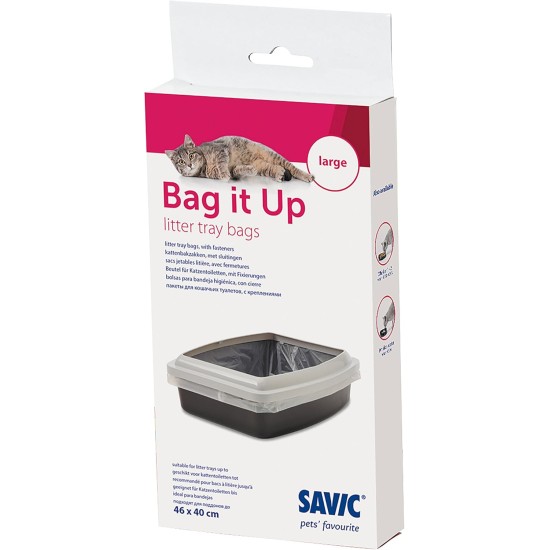 Savic Bag It Up Cat Litter Tray Liner 6 Bags, Giant Savic Bag It Up Cat Litter Tray Liner 6 Bags, Giant