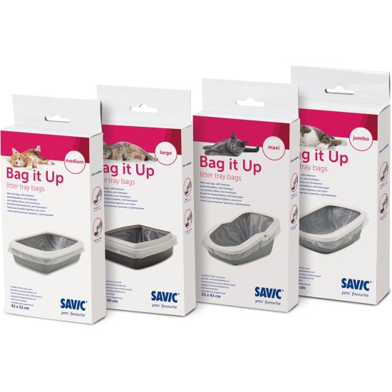 Savic Bag It Up Cat Litter Tray Liner 6 Bags, Giant Savic Bag It Up Cat Litter Tray Liner 6 Bags, Giant