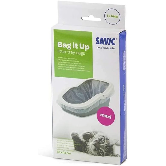 Savic Bag It Up Cat Litter Tray Liner 6 Bags, Giant Savic Bag It Up Cat Litter Tray Liner 6 Bags, Giant