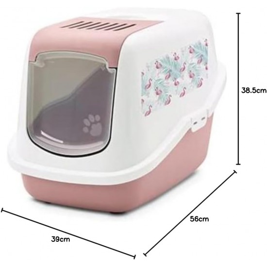 Savic Impression Toilet House 56 x 39 x 38.5 cm Pink Savic Impression Toilet House 56 x 39 x 38.5 cm Pink