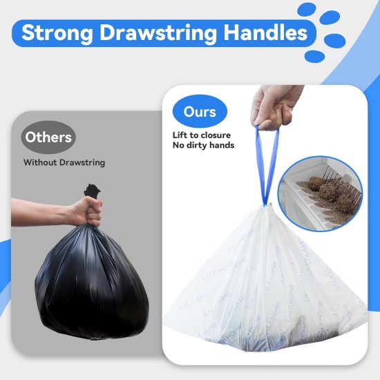 Self-Cleaning Cat Litter Box Bags Compatible with RealScooper, 36 Pack with Drawstring, Replacement Trash Bags for Automatic Cat Litter Box Self-Cleaning Cat Litter Box Bags Compatible with RealScooper, 36 Pack with Drawstring, Replacement Trash Bags for Automatic Cat Litter Box