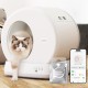 Self-Cleaning Cat Litter Box Bin Bag Cat Litter Box Bags with Drawstrings, 3 Rolls x 36 (108 Pieces) Self-Cleaning Cat Litter Box Bin Bag Cat Litter Box Bags with Drawstrings, 3 Rolls x 36 (108 Pieces)