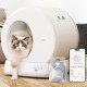 Self-Cleaning Cat Litter Box Bin Bag Cat Litter Box Bags with Drawstrings, 3 Rolls x 36 (108 Pieces) Self-Cleaning Cat Litter Box Bin Bag Cat Litter Box Bags with Drawstrings, 3 Rolls x 36 (108 Pieces)