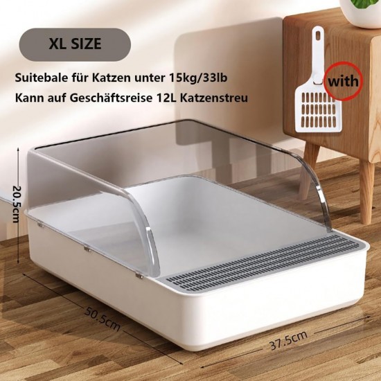 Self-Cleaning Cat Litter Tray - Automatic Cleaning, 10L Large Capacity, XL Cat Litter Tray, Ideal for Busy Households Self-Cleaning Cat Litter Tray - Automatic Cleaning, 10L Large Capacity, XL Cat Litter Tray, Ideal for Busy Households