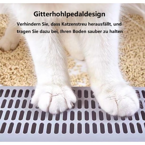 Self-Cleaning Cat Litter Tray - Automatic Cleaning, 10L Large Capacity, XL Cat Litter Tray, Ideal for Busy Households Self-Cleaning Cat Litter Tray - Automatic Cleaning, 10L Large Capacity, XL Cat Litter Tray, Ideal for Busy Households