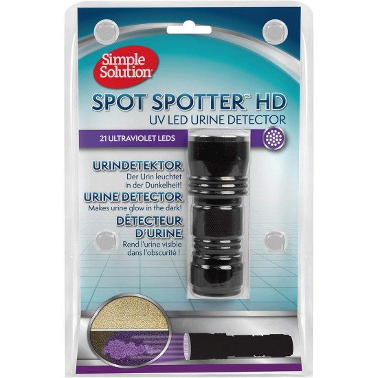 Simple Solution Spot Spotter UV LED Urine Detector for Detecting and Eliminating Pet Urine Stains and Odors Simple Solution Spot Spotter UV LED Urine Detector for Detecting and Eliminating Pet Urine Stains and Odors