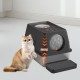 Stainless Steel Cat Litter Tray with Lid, 60 x 40 x 39 cm, Metal Cat Litter Tray Closed with Sand Filter Pedal and Litter Scoop, XXL, Large, Removable, High Rim, Easy to Clean, Light Grey Stainless Steel Cat Litter Tray with Lid, 60 x 40 x 39 cm, Metal Cat Litter Tray Closed with Sand Filter Pedal and Litter Scoop, XXL, Large, Removable, High Rim, Easy to Clean, Light Grey