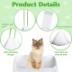 Strainer Cat Litter Liners, Cat Waste Bags with Filter Hole, Cat Litter Tray Inserts, Drawstring Bags for Pets, Cats, Cat Litter (Cat Litter Drawstring Bags - 4 Pack)