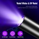 SuperFire Rechargeable LED UV Black Light Torch, Mini UV Lamp, Ultraviolet Light, 395 nm, Detector for Amber Search, Geocaching, Pet Urine Detectors, Fake Banknotes (Black) SuperFire Rechargeable LED UV Black Light Torch, Mini UV Lamp, Ultraviolet Light, 395 nm, Detector for Amber Search, Geocaching, Pet Urine Detectors, Fake Banknotes (Black)