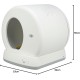 TRIXIE Self-Cleaning Cat Litter Tray 53 x 55.5 x 52 cm - For Lasting Cleanliness - Practical, Electric Cat Litter Tray for Cats from 1.5 kg / 4 Months - Quiet & Safe - 40040 TRIXIE Self-Cleaning Cat Litter Tray 53 x 55.5 x 52 cm - For Lasting Cleanliness - Practical, Electric Cat Litter Tray for Cats from 1.5 kg / 4 Months - Quiet & Safe - 40040