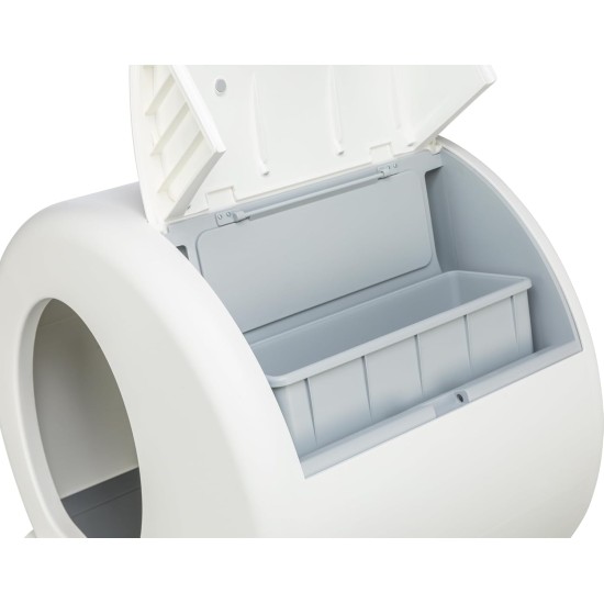 TRIXIE Self-Cleaning Cat Litter Tray 53 x 55.5 x 52 cm - For Lasting Cleanliness - Practical, Electric Cat Litter Tray for Cats from 1.5 kg / 4 Months - Quiet & Safe - 40040 TRIXIE Self-Cleaning Cat Litter Tray 53 x 55.5 x 52 cm - For Lasting Cleanliness - Practical, Electric Cat Litter Tray for Cats from 1.5 kg / 4 Months - Quiet & Safe - 40040