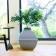 The Courtyard Hidden Cat Litter Box, Artificial Plants and Closed Square Cat Litter Box, Vented and Odour Filter, Easy to Clean, Stone Grey The Courtyard Hidden Cat Litter Box, Artificial Plants and Closed Square Cat Litter Box, Vented and Odour Filter, Easy to Clean, Stone Grey