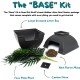 The Courtyard Hidden Cat Litter Box, Artificial Plants and Closed Square Cat Litter Box, Vented and Odour Filter, Easy to Clean, Stone Grey The Courtyard Hidden Cat Litter Box, Artificial Plants and Closed Square Cat Litter Box, Vented and Odour Filter, Easy to Clean, Stone Grey