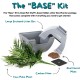 The Courtyard Hidden Cat Litter Box, Artificial Plants and Closed Square Cat Litter Box, Vented and Odour Filter, Easy to Clean, Stone Grey The Courtyard Hidden Cat Litter Box, Artificial Plants and Closed Square Cat Litter Box, Vented and Odour Filter, Easy to Clean, Stone Grey