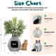 The Courtyard Hidden Cat Litter Box, Artificial Plants and Closed Square Cat Litter Box, Vented and Odour Filter, Easy to Clean, Stone Grey The Courtyard Hidden Cat Litter Box, Artificial Plants and Closed Square Cat Litter Box, Vented and Odour Filter, Easy to Clean, Stone Grey