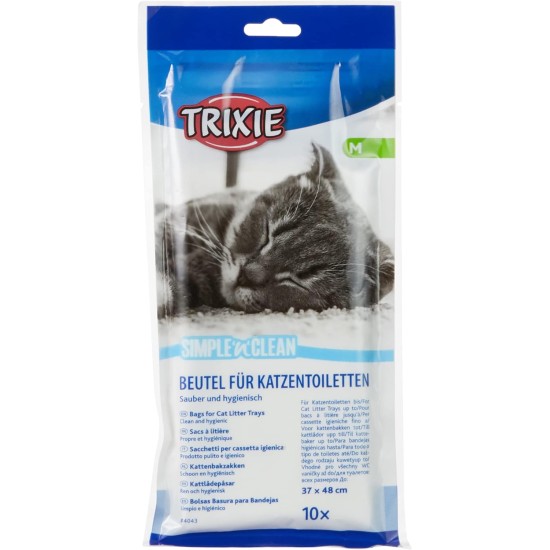 Trixie 10 Piece Cat Litter Tray Bags, X-Large, 1 pack Trixie 10 Piece Cat Litter Tray Bags, X-Large, 1 pack
