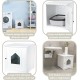 Trixie Cat House, Cat Litter Tray, double, White Trixie Cat House, Cat Litter Tray, double, White